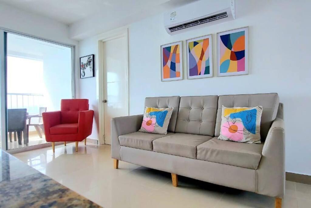 Hermoso Apartamento Vista Al Mar. Edf Palmetto 1 . Cartagena Exterior photo